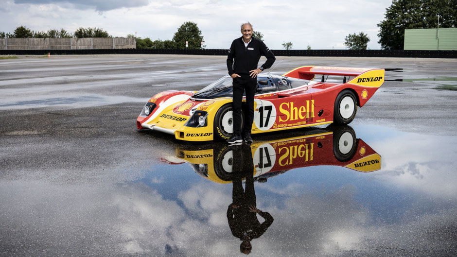 Hans-Joachim Stuck - Porsche 962 C - 2021 - Bild: Porsche AG