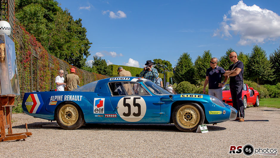Die Alpine A210 von Jürgen Clauss/alpineLAB wurde bei der Classic Gala Schwetzingen 2025 als Sieger ihrer Klasse geehrt