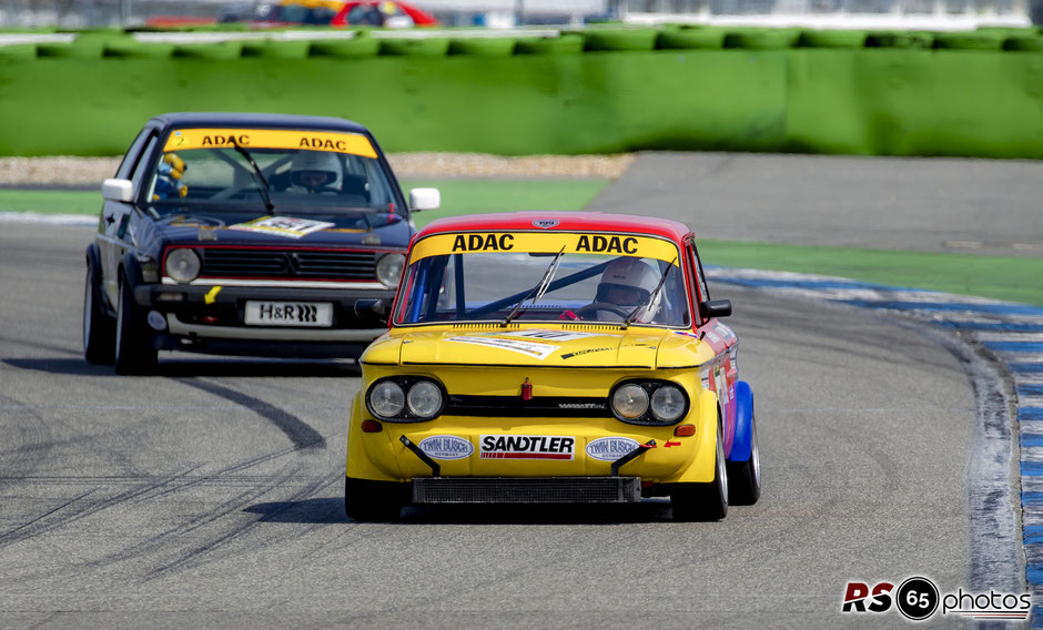 NSU TT - ﻿Friedrich-Karl und Michael Benra - Youngtimer Trophy - Preis der Stadt Stuttgart - Hockenheimring 2023