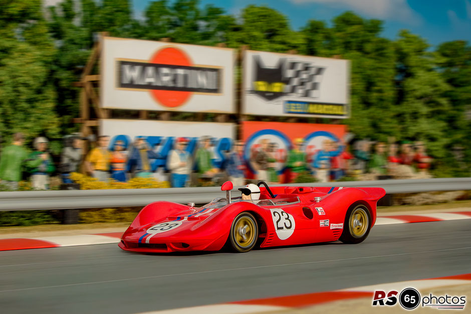 Thunderslot Ferrari 350 CanAm # 23 - Riverside 1967 - Chris Amon