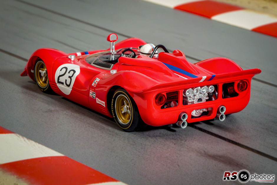 Thunderslot Ferrari 350 CanAm # 23 - Riverside 1967 - Chris Amon