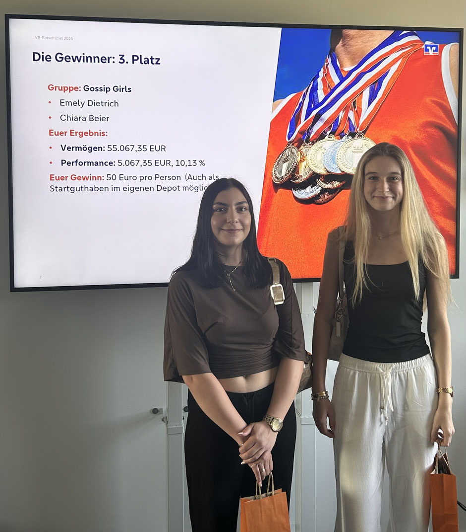 Die beiden glücklichen Gewinnerinnen.