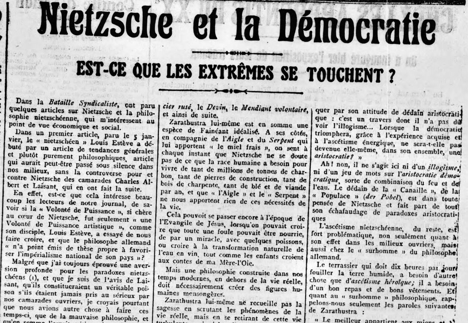 Nietzsche et les socialistes