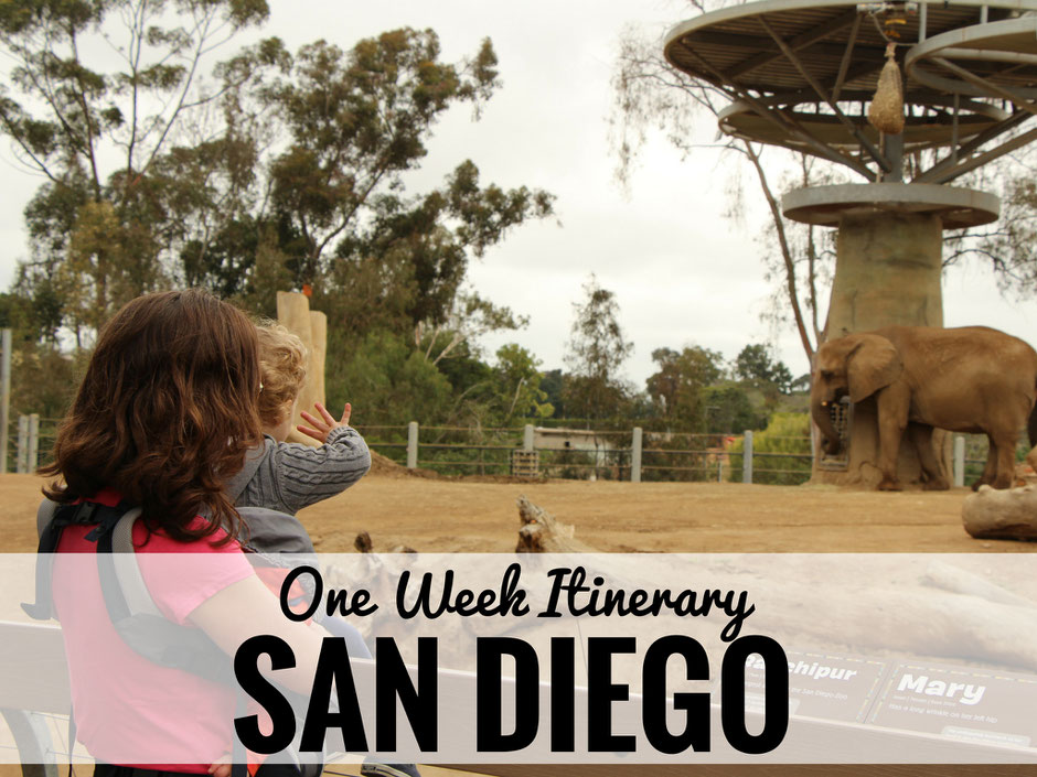 A one week itinerary for a family holiday to San Diego. Whether you are traveling with a baby, a toddler or older children this itinerary will ensure you get the most out of your family vacation to San Diego, California. www.BabyCanTravel.com/blog