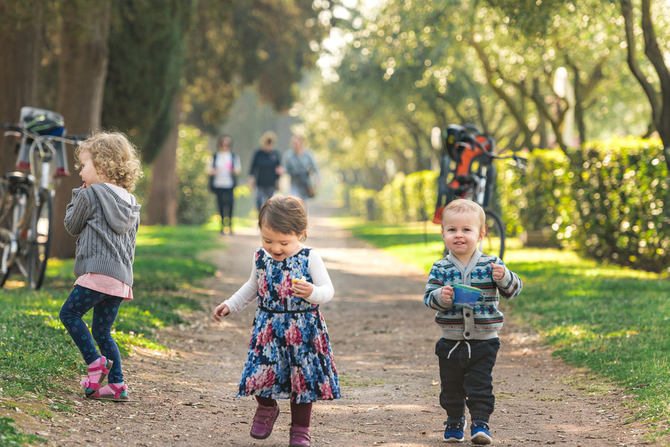 Appian Way Rome with Toddler