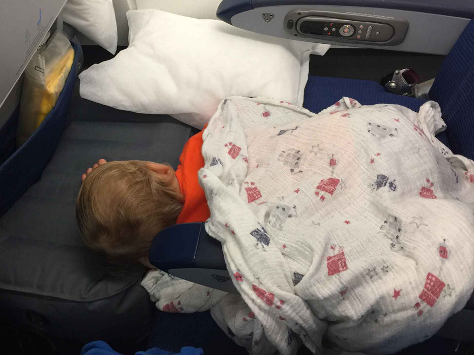 Getting a Toddler to Sleep on Airplane