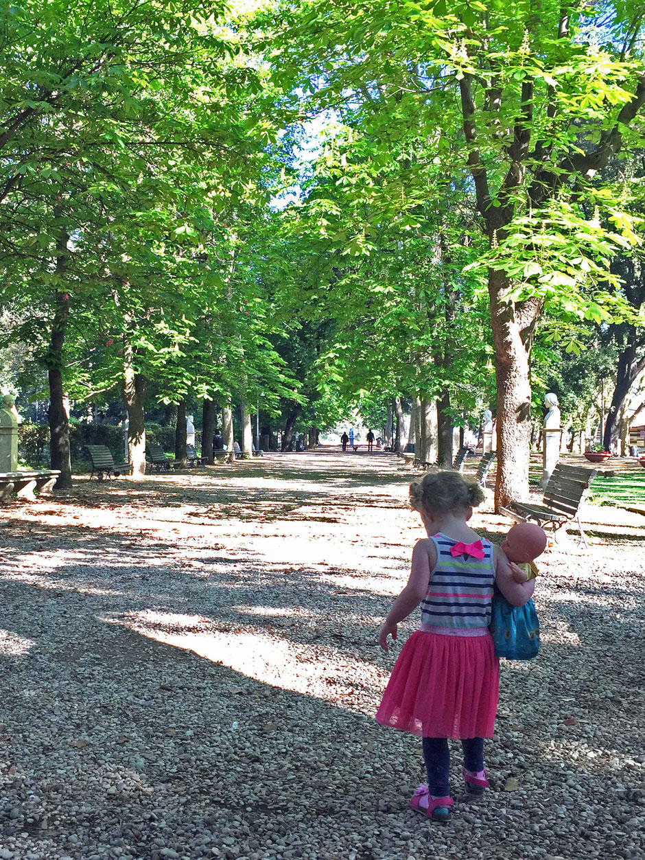 Villa Borghese Gardens Rome with children
