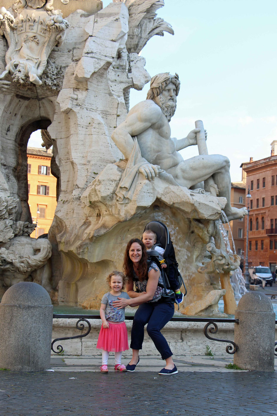 Piazza Navona Rome Family Travel Baby or Toddler