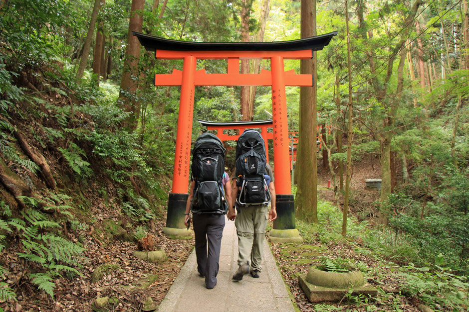 Hiking Japan with baby and toddler