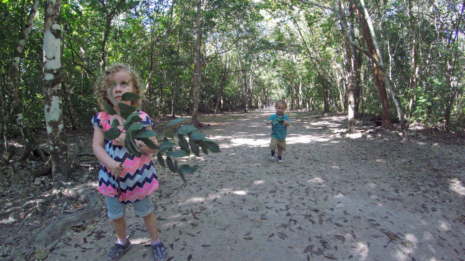 Coba Jungle Mexico Family Travel