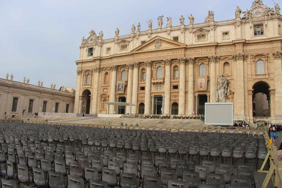 St Peters Basilica Rome Italy with a baby or toddler
