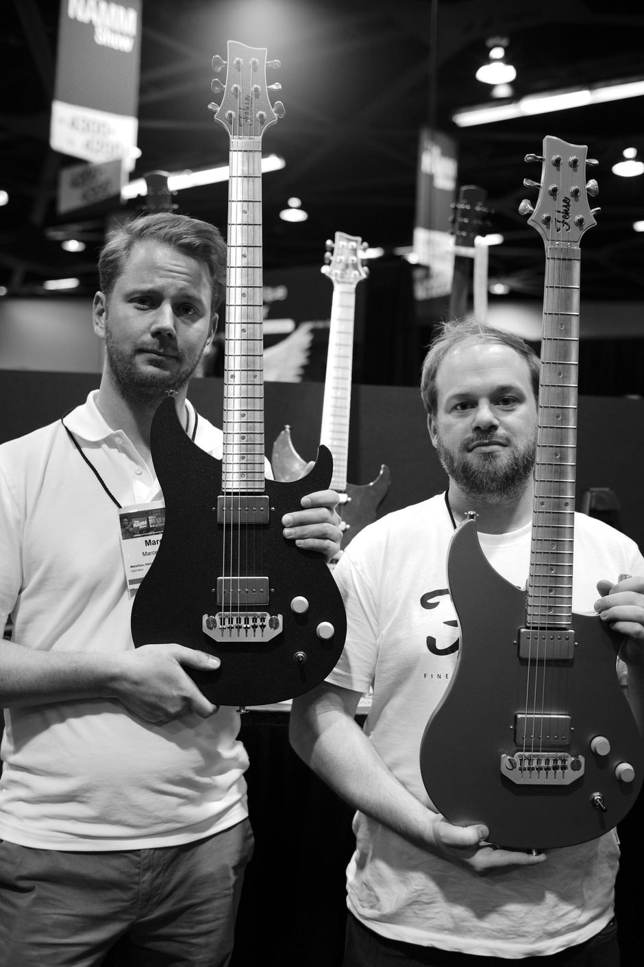 Marcel Fehse and Tim Leto Tewes @ NAMM Show 2024 (picture by Isaac Jang)