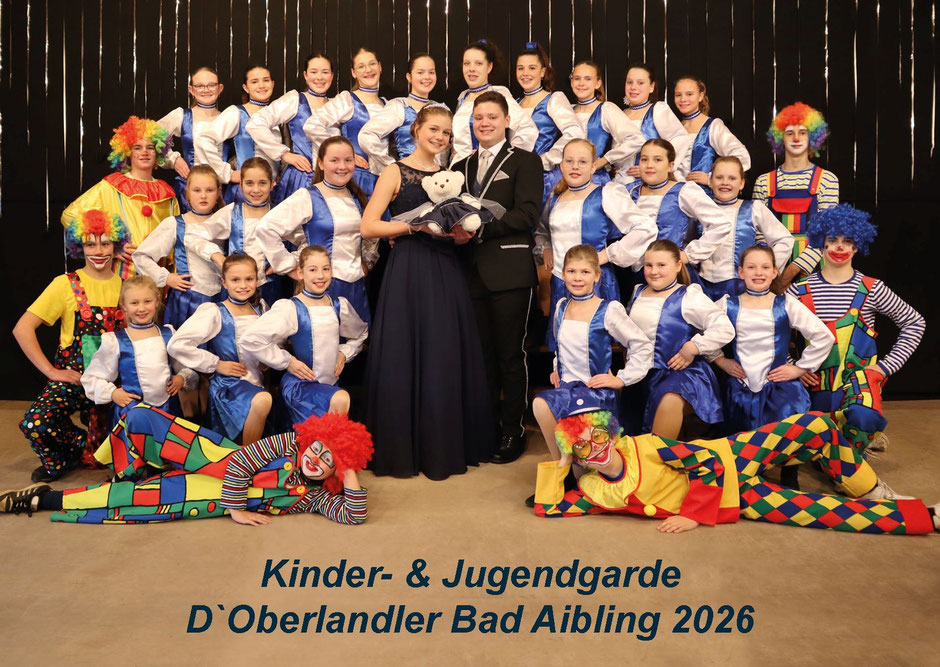Bad Aibling, Prinzenpaar, Kinderprinzenpaar, Jugendprinzenpaar mit Garde im Fasching 2026