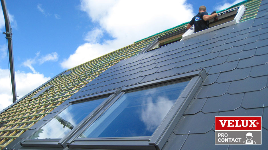 Pose de fenêtre de toit Velux dans le Brabant Wallon