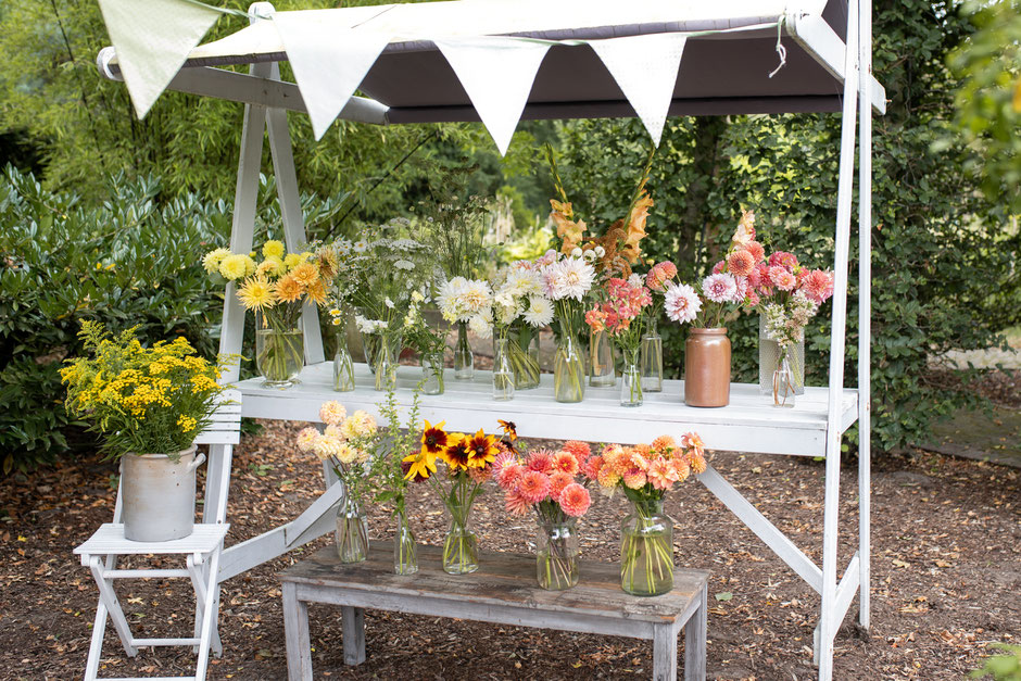 Slowflowers, Gabel und Spaten, Nachhaltige Hochzeitsfloristik, Hochzeitsfotografie Janine Piontek