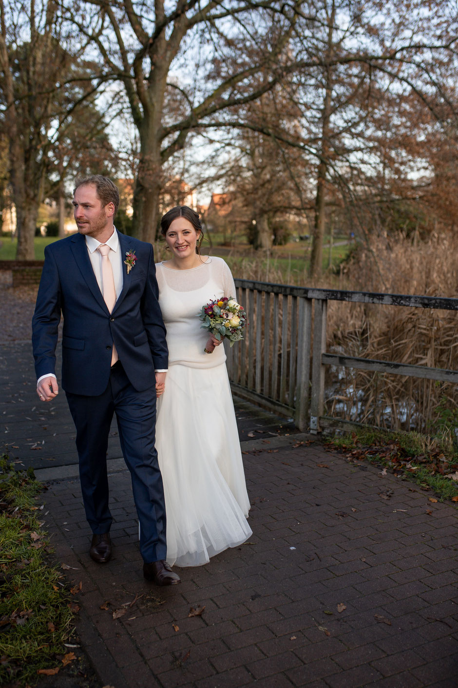 Standesamtliche Hochzeit in Lüdinghausen, Janine Piontek Fotografie, Winterhochzeit Lüdinghausen