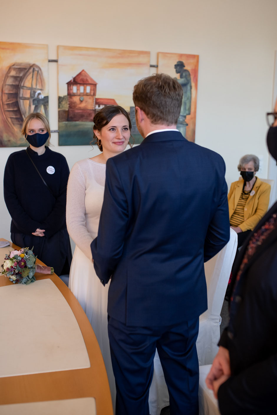 Standesamtliche Hochzeit in Lüdinghausen, Janine Piontek Fotografie, Winterhochzeit Lüdinghausen