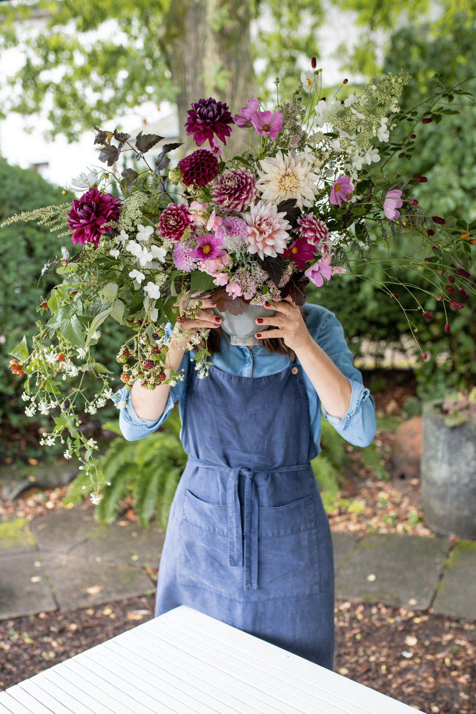 Slowflowers, Gabel und Spaten, Nachhaltige Hochzeitsfloristik, Hochzeitsfotografie Janine Piontek