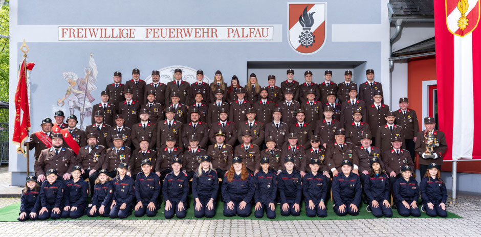 Mannschaftsfoto FF Palfau 2024
