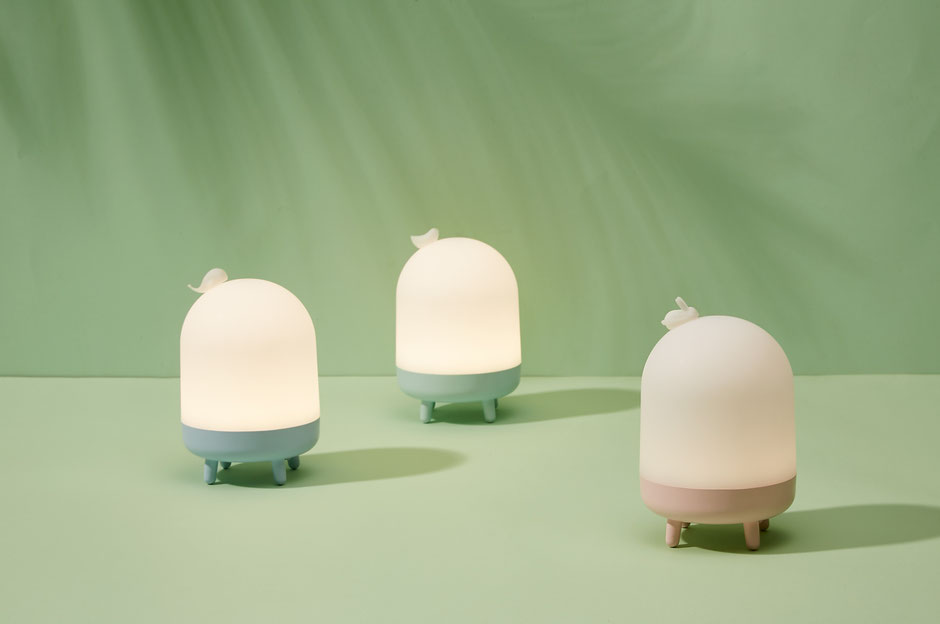 Animal Night Light 'Whale', 'Bird' and 'Rabbit' designed by Lucas & Lucas for MINISO