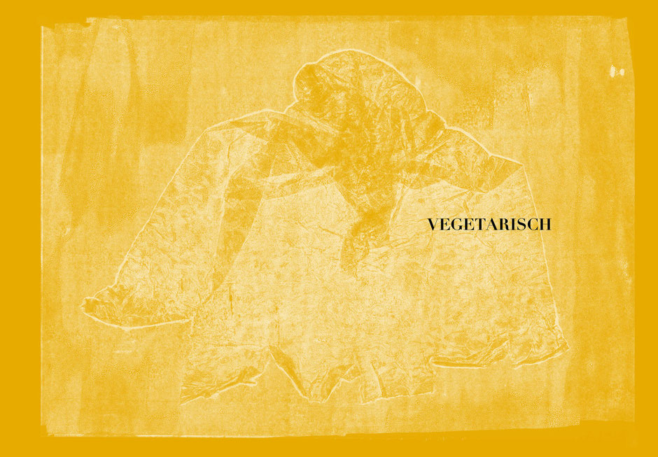 Book design and illustrations by Marijke Lucas - Lucas & Lucas for TERRA - Monoprint VEGETARIAN