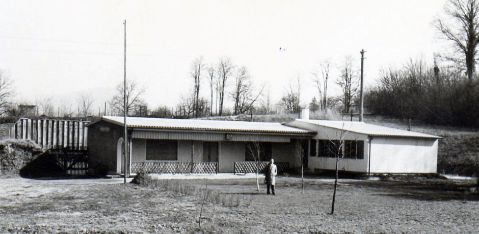 Fertigstellung Schützenhaus im Jahr 1957