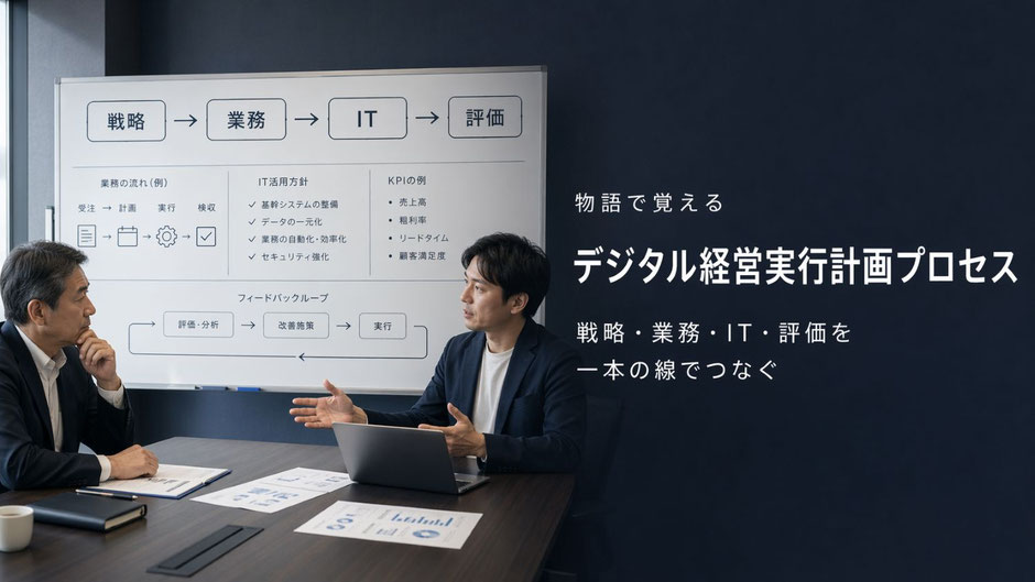 物語で覚える｜デジタル経営実行計画プロセス