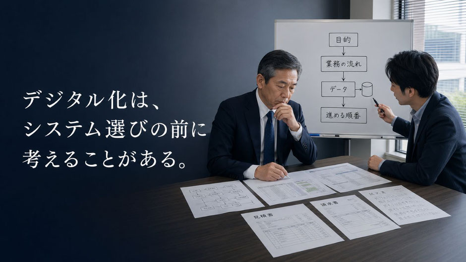 デジタル化は、システム選びの前に考えることがある｜株式会社アイ・ケイ・シー