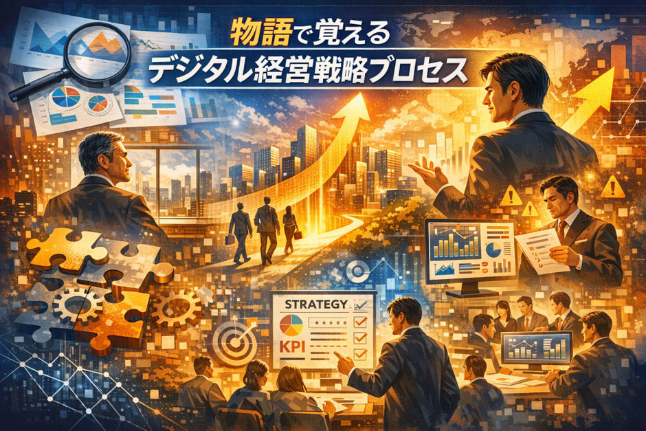 物語で覚える｜デジタル経営戦略プロセス（P2）