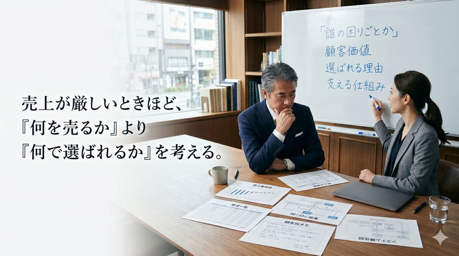 売上が厳しいときほど、「何を売るか」より「何で選ばれるか」を考える。｜株式会社アイ・ケイ・シー