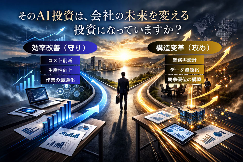 そのAI活用は、会社の未来を変える活用になっていますか。