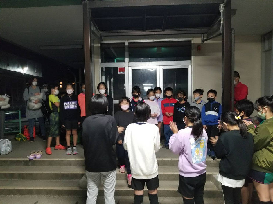 U10キャプテンからはもちろん、勝利宣言！！