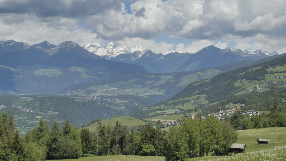 I live in the small village on the right