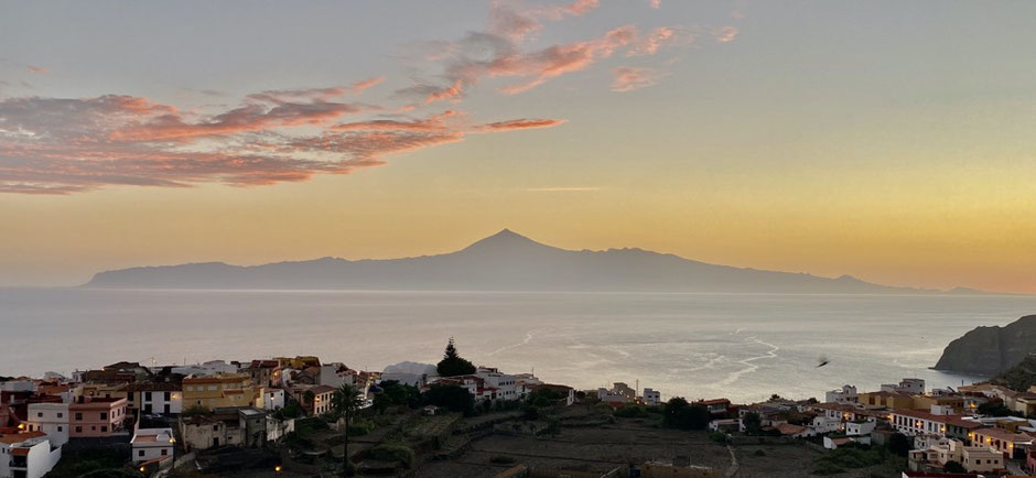Sunset over Agulo & Tenerife