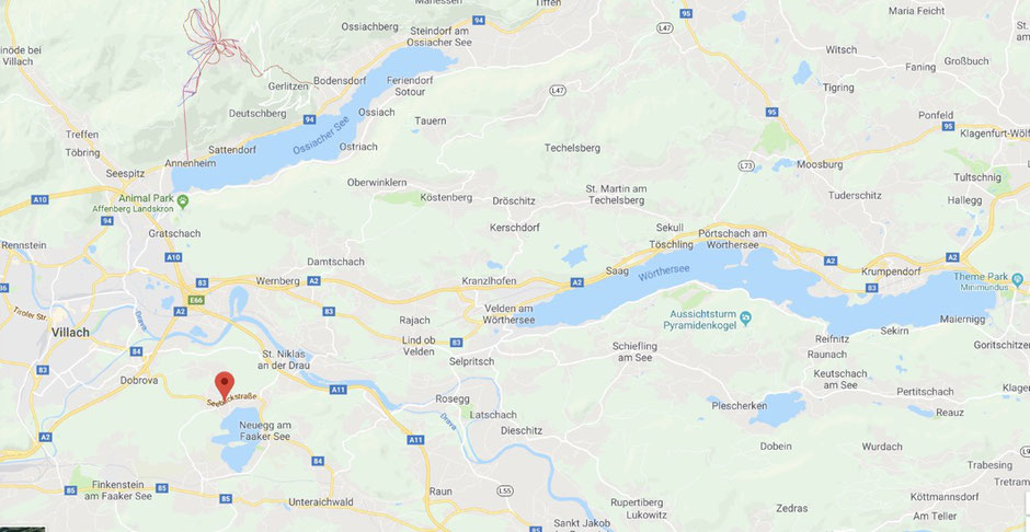 Lake Faak, Lake Ossiach and Lake Wörth