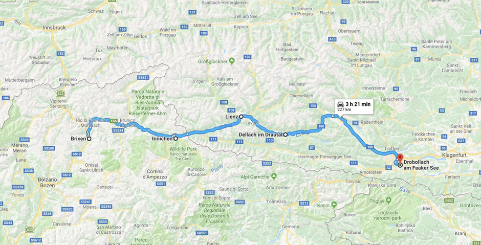 Our train and e-bike tour from Brixen to Drobollach at Lake Faak, Austria