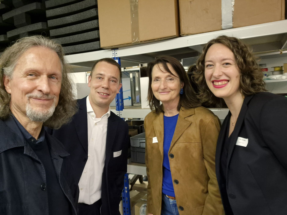Ellen Zander, Veronika Bellone, Jonas Lenz & Thomas Matla (v.r.n.l.) © Bellone Franchise Consulting GmbH