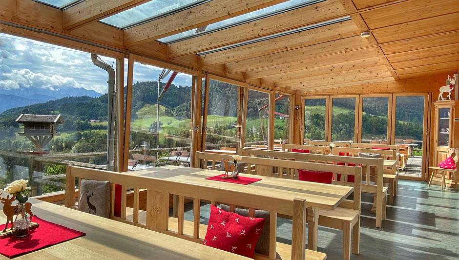 Restaurant in Oberaudorf auf 660 m Höhe, Berggasthof Hummelei