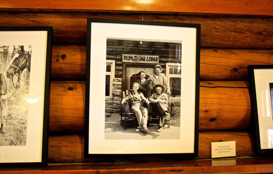 Jimmy Simpson, Num-Ti-Jah-Lodge, Bow Lake, Icefield Parkway, Banff NP