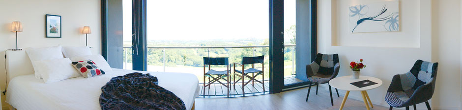 Chambre d'hôte avec vue magnifique sur la vallée en location à la Villa Lascaux