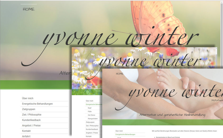 Web Design / Web Design, www.yvonne-winter-natur.de