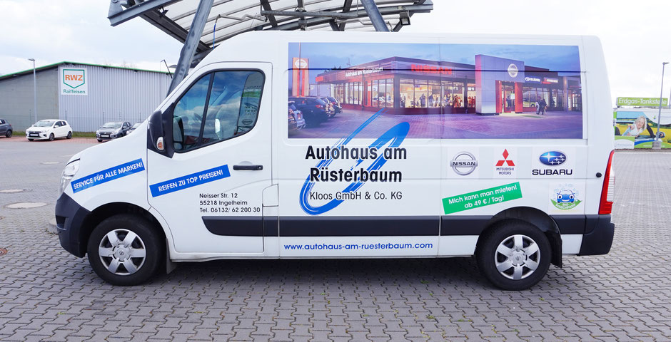 Bild von unserem Nissan Transporter NV400