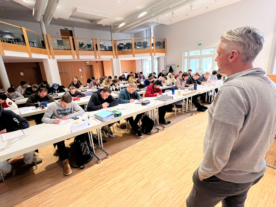 Probeklausur im Auditorium