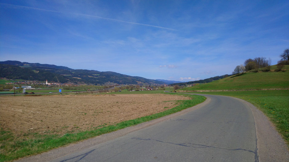 Mürztalradweg, R5, Allerheiligen, Mürzhofen, Frühling