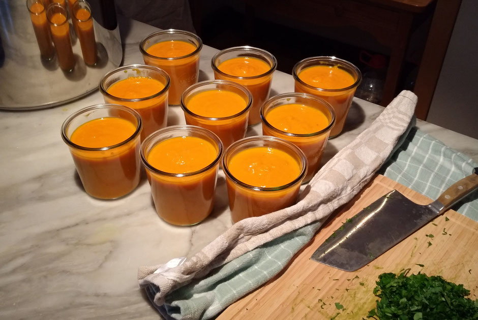 Suppe Einwecken Einmachen Glas einkochen