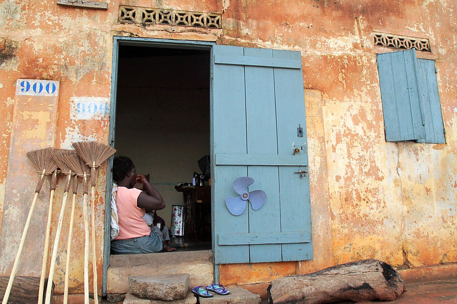 Habitation togolaise. Lomé. Togo. 