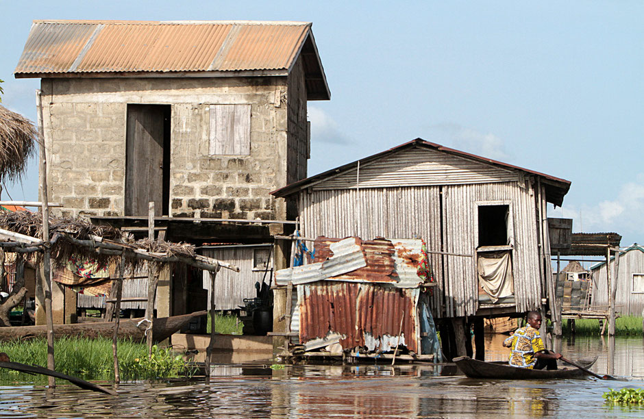 Cité lacustre sur le lac Nokoué. Ganvié.