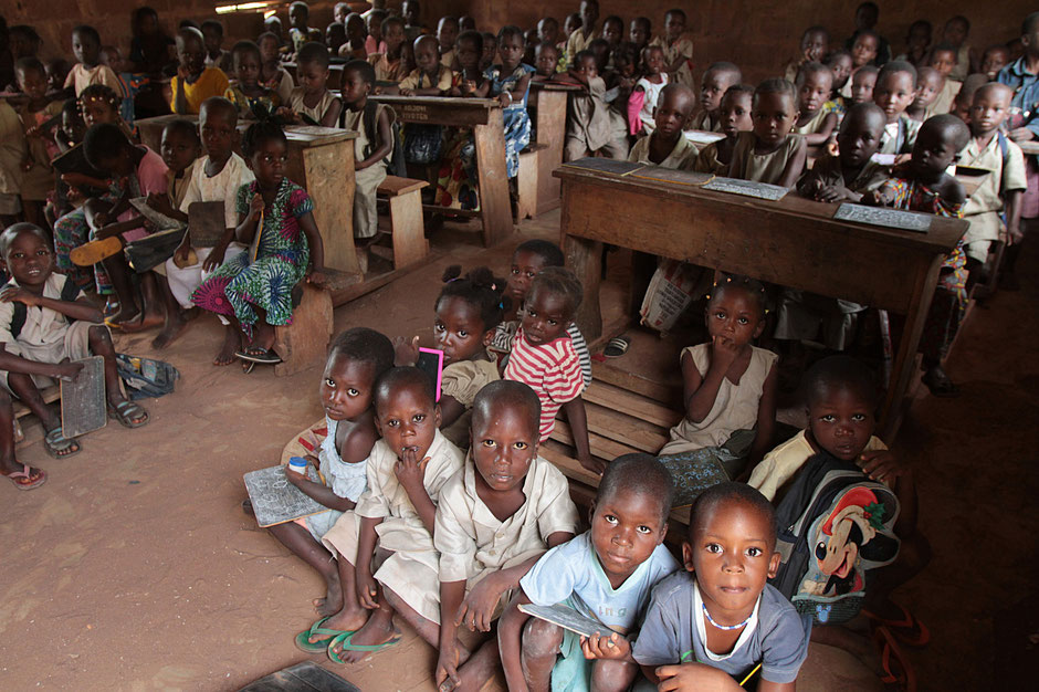 Ecoliers africains. Ouidah.