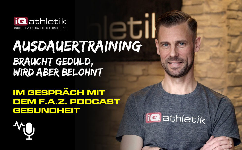 Sebastian Mühlehoff von iQ athletik im Gespräch über Ausdauer und Training mit dem FAZ Gesundheitspodcast