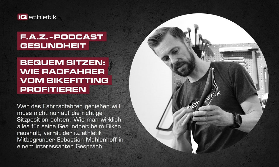 FAZ Gesundheitspodcast: Wie Radfahrer vom Bikefitting profitieren